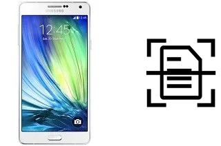 Numériser un document sur un Samsung Galaxy A7