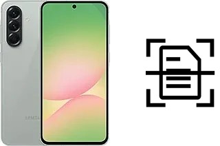 Numériser un document sur un Samsung Galaxy A56