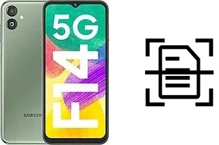 Numériser un document sur un Samsung Galaxy F14