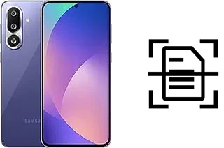 Numériser un document sur un Samsung Galaxy F56