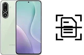 Numériser un document sur un Samsung Galaxy M56