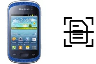 Numériser un document sur un Samsung Galaxy Music Duos S6012