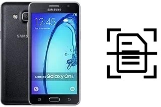 Numériser un document sur un Samsung Galaxy On5