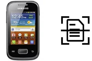 Numériser un document sur un Samsung Galaxy Pocket plus S5301