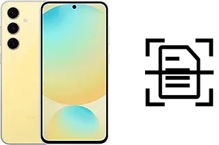 Numériser un document sur un Samsung Galaxy S24 FE