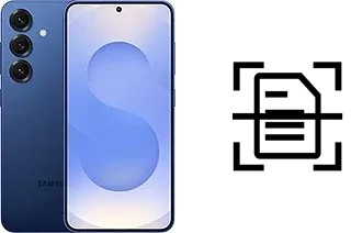 Numériser un document sur un Samsung Galaxy S25