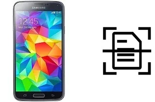 Numériser un document sur un Samsung Galaxy S5 TD-LTE