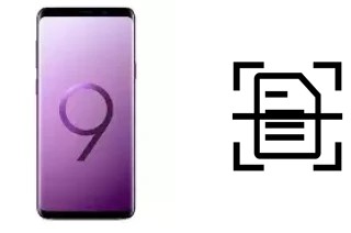 Numériser un document sur un Samsung Galaxy S9+ Exynos