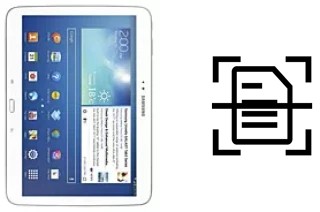 Numériser un document sur un Samsung Galaxy Tab 3 10.1 P5210