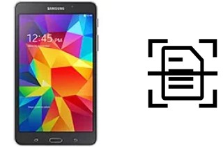 Numériser un document sur un Samsung Galaxy Tab 4 7.0 LTE