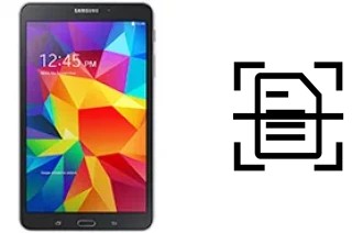 Numériser un document sur un Samsung Galaxy Tab 4 8.0 (2015)