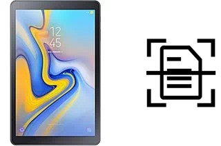 Numériser un document sur un Samsung Galaxy Tab A 10.5