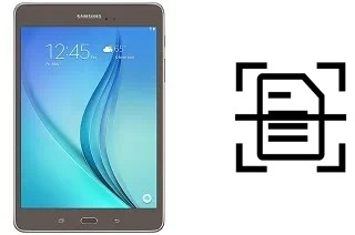 Numériser un document sur un Samsung Galaxy Tab A 8.0 (2015)
