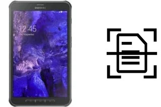 Numériser un document sur un Samsung Galaxy Tab Active