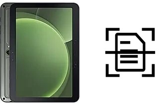 Numériser un document sur un Samsung Galaxy Tab Active5 Pro