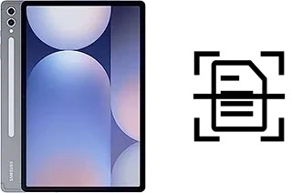 Numériser un document sur un Samsung Galaxy Tab S10+