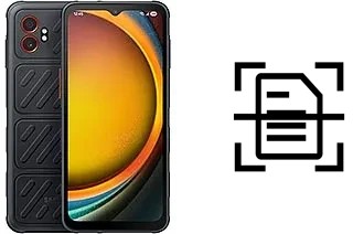 Numériser un document sur un Samsung Galaxy XCover7 Pro