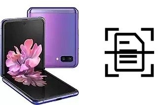 Numériser un document sur un Samsung Galaxy Z Flip 5G