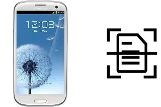Numériser un document sur un Samsung Galaxy S3 Neo