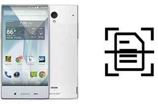 Numériser un document sur un Sharp Aquos Crystal