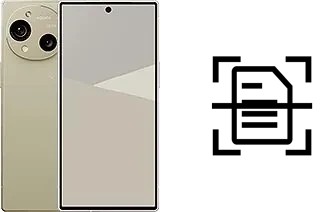 Numériser un document sur un Sharp Aquos R10