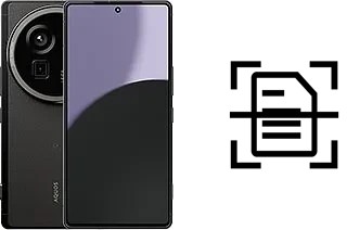 Numériser un document sur un Sharp Aquos R9 pro
