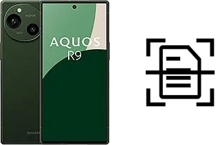 Numériser un document sur un Sharp Aquos R9