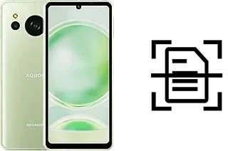 Numériser un document sur un Sharp Aquos sense8