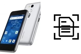 Numériser un document sur un Sky-Devices E55 Max