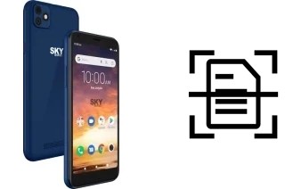 Numériser un document sur un Sky-Devices Elite E55 MAX