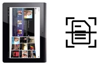 Numériser un document sur un Sony Tablet S