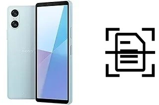 Numériser un document sur un Sony Xperia 10 VI
