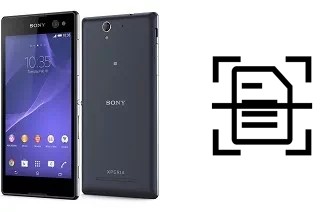 Numériser un document sur un Sony Xperia C3