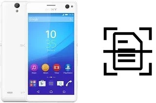 Numériser un document sur un Sony Xperia C4 Dual