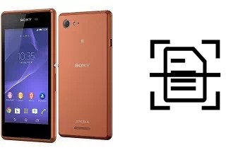 Numériser un document sur un Sony Xperia E3 Dual
