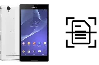 Numériser un document sur un Sony Xperia T2 Ultra dual