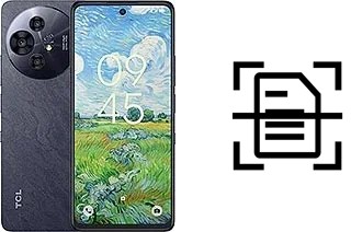 Numériser un document sur un TCL 50 Pro NxtPaper