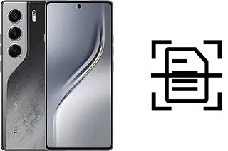 Numériser un document sur un Tecno Camon 40
