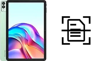 Numériser un document sur un Tecno Megapad 11