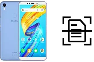 Numériser un document sur un Tecno Spark 2