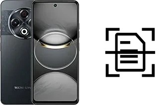 Numériser un document sur un Tecno Spark 30