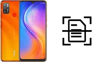 Numériser un document sur un TECNO Spark 5 Air