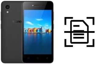 Numériser un document sur un Tecno W1