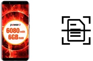 Numériser un document sur un Ulefone Power 3