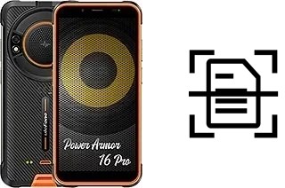 Numériser un document sur un Ulefone Power Armor 16 Pro