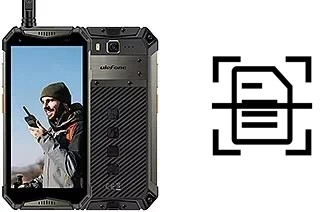 Numériser un document sur un Ulefone Power Armor 20WT