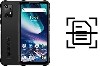 Numériser un document sur un Umidigi Bison X20