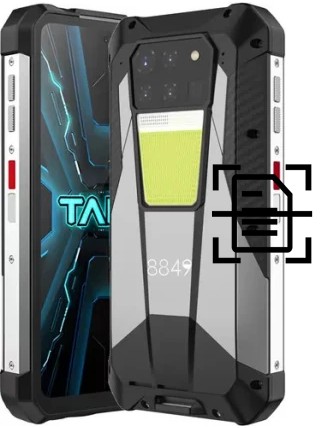 Numériser un document sur un Unihertz 8849 Tank 3