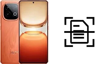 Numériser un document sur un vivo iQOO Z10 Turbo Pro