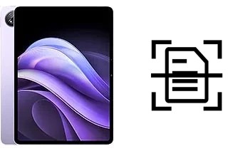 Numériser un document sur un vivo Pad3
